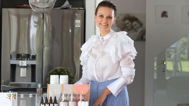 Zhanna Gee, naturopath, nutritionist and founder of Slim By Nature detox and weight loss products, at her Hope Island home. Picture Glenn Hampson