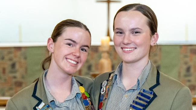 Firbank Grammar School Senior School 2024 Co-Captains Matilda and Lucy