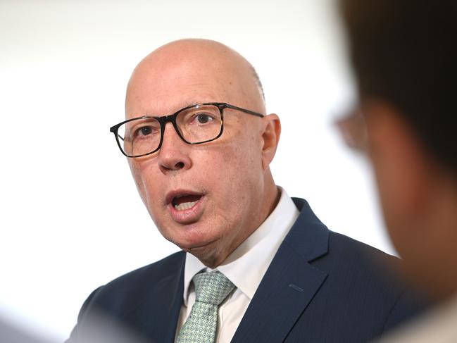 Labor has raised questions over Peter Dutton’s share-trading during crucial junctures of the GFC. Picture: NewsWire/John Gass