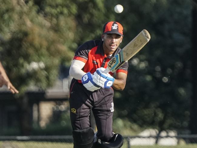 HSD batter Ethan French the last time his side met Parkmore in the Turf 2 decider. Picture: Valeriu Campan.