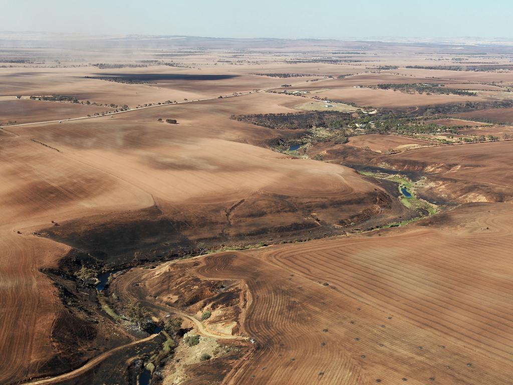 Pinery Fire: Destruction seen from above | Herald Sun