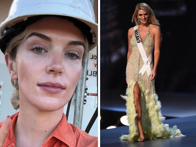 A Miss Universe winner has shared the pros and cons of life as a FIFO worker after making a peculiar career change to Western Australia.