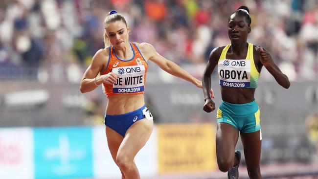 Comparisons with Cathy Freeman have continued to grow for Bendere Oboya (R). Picture: Getty