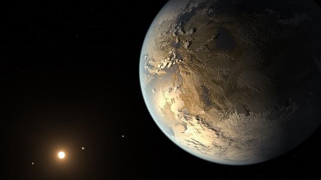 Supporting life? ... An artist’s impression of Kepler-186f, the first validated Earth-siz