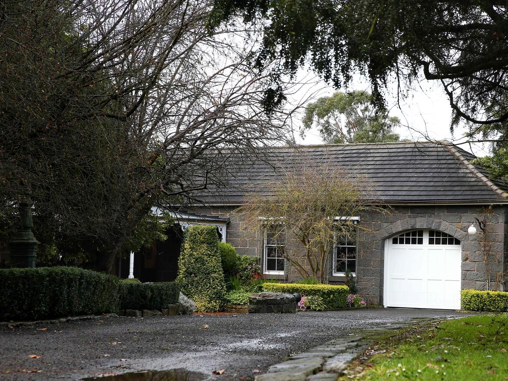 The estate is also rich in history with the main homestead built from the recycled bluestone of an old flour mill that was once situated along the banks of the river. Picture: Andy Rogers