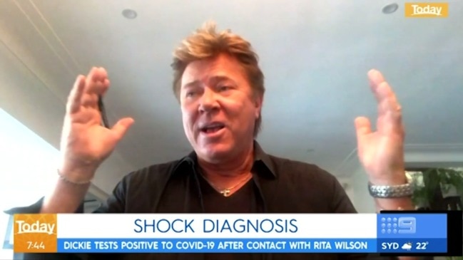 Richard Wilkins speaks about coronavirus diagnosis (Today Show)