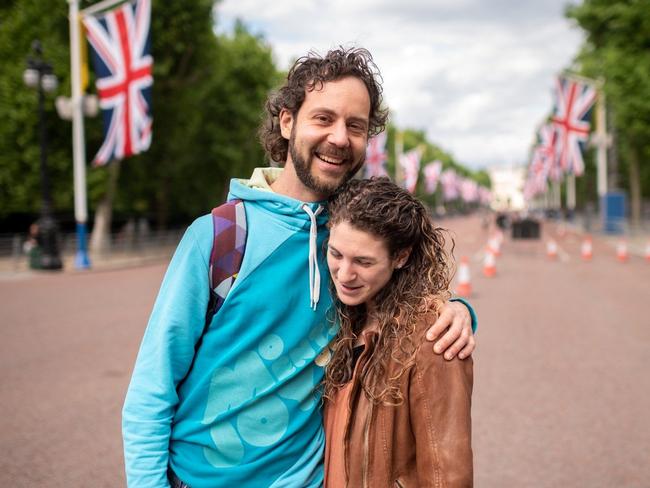 A woman is running the London Marathon for her ex-boyfriend – after admitting she left him because she couldn’t cope with his cancer battle. Picture: SWNS