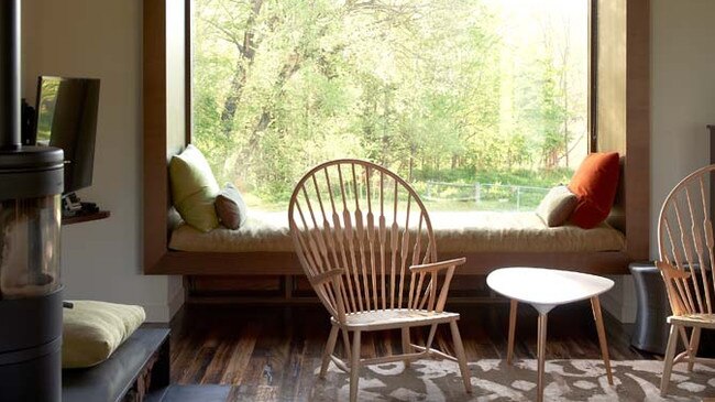 Window seat in the Sorting Shed at the Kilnhouses.