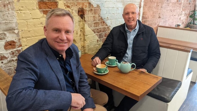 Coffee is out, but a black tea (with a little bit of cold water), is a winner, according to Peter Dutton.. Picture: Supplied