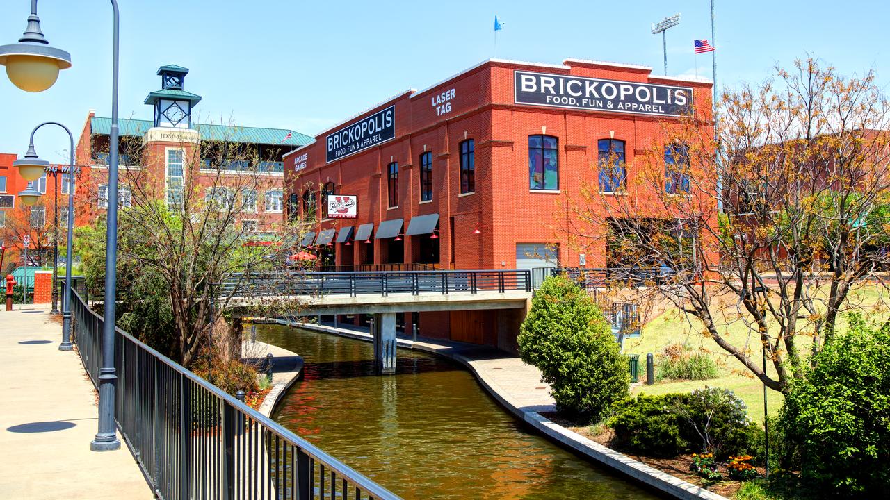 The Bricktown district just east of downtown Oklahoma City. Picture: iStock