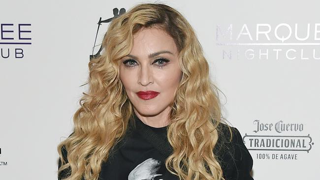 LAS VEGAS, NV - OCTOBER 25: Singer Madonna arrives at the Marquee Nightclub at The Cosmopolitan of Las Vegas to host an after party for her Rebel Heart Tour concert stop on October 25, 2015 in Las Vegas, Nevada. (Photo by Ethan Miller/Getty Images for ABA)