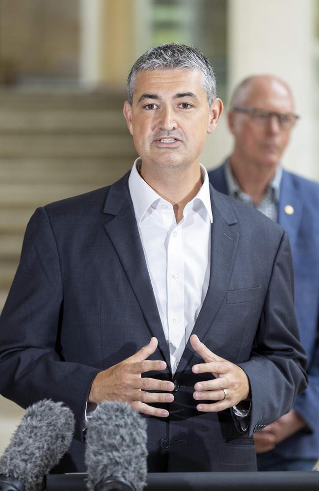 Hermann Vorster, Assistant Minister for Multicultural Affairs and International Student Attraction at Parliament House. Picture: Richard Walker