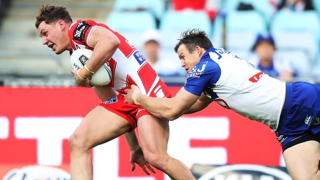 Kurt Mann has scored a wing spot at the Dragons. Picture: Brett Costello