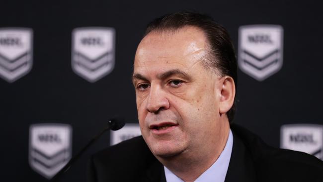 ARLC Chairman Peter V’landys has vowed the NRL will do more to protect it’s star players. Picture: Getty Images.