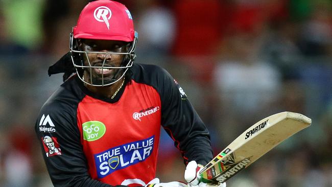 Chris Gayle reportedly wants another crack at the Big Bash. Picture: Gregg Porteous