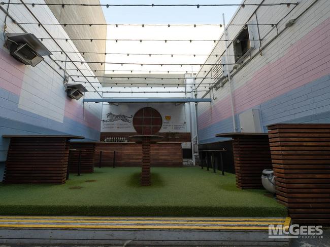 The club has a 3-storey building including terrace bar and basement. Picture: McGees Property