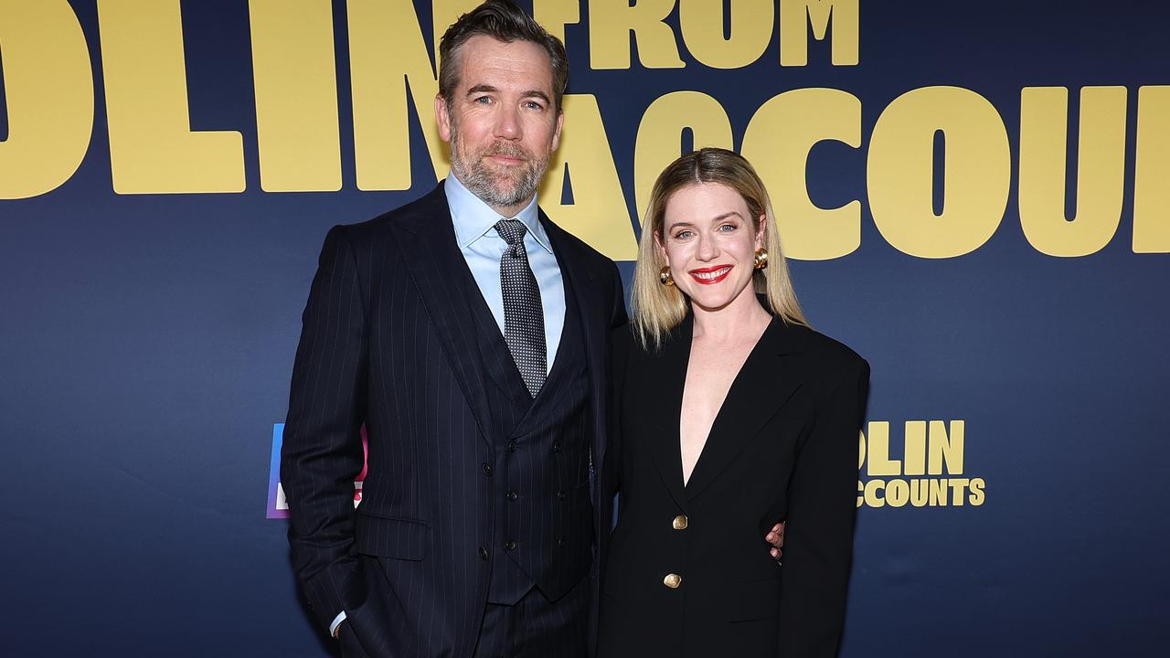 The real-life couple attend the Colin From Accounts Season 2 premiere in Sydney on May 29. Picture: Mark Metcalfe/Getty Images