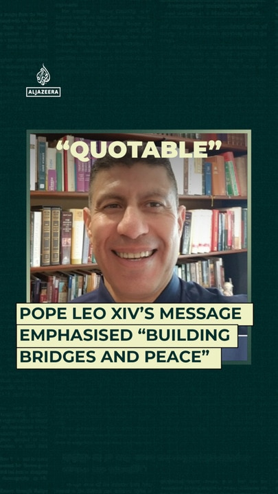 Pope Leo XIV’s message emphasised “building bridges and peace”