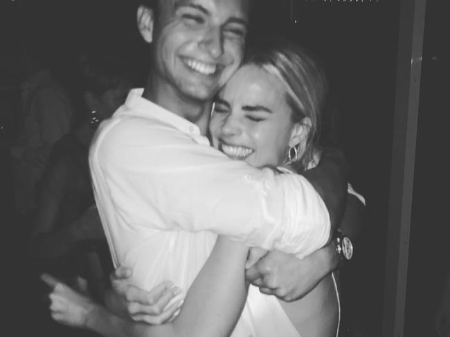 The star celebrates her Oscar nomination with brother Cameron earlier this week. Picture: Instagram