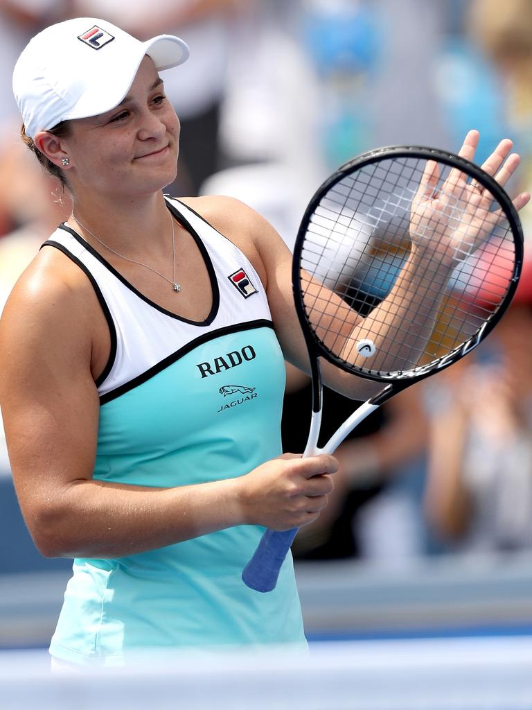 Tennis Cincinnati Open results Ash Barty defeats Maria Sakkari, World