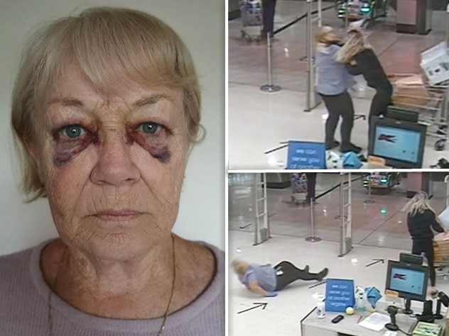 Christine Smith assaulted at Kmart - story