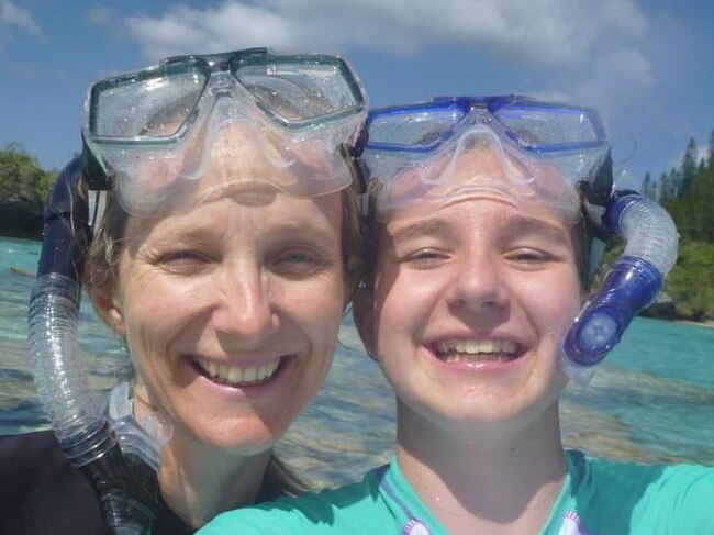 Jessica Richards with her mother Julie Richards.