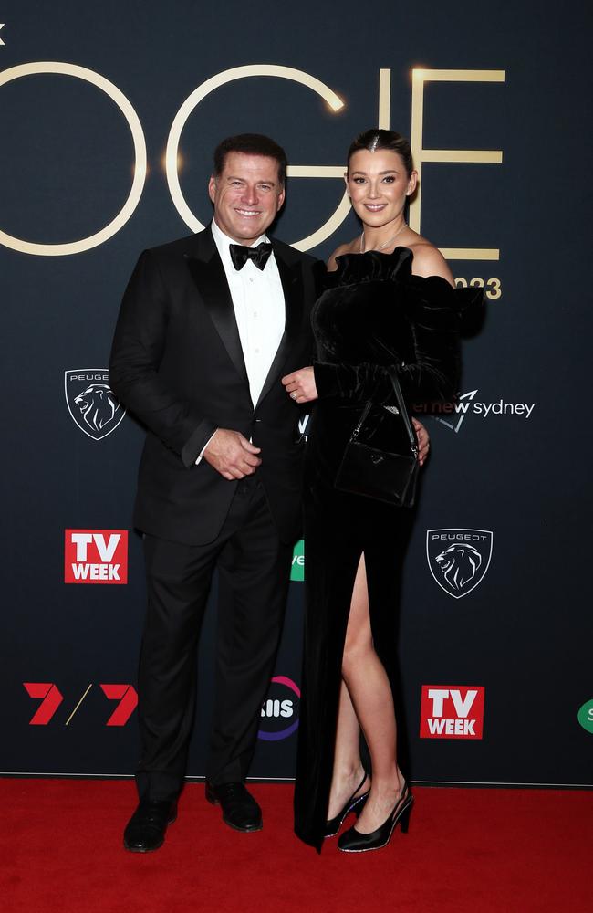 Today Show host Karl Stefanovic with his wife Jasmine.