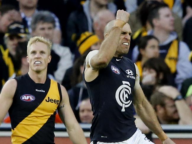 First Elimination Final Richmond v Carlton, Goal, Chris Judd, fourth term,