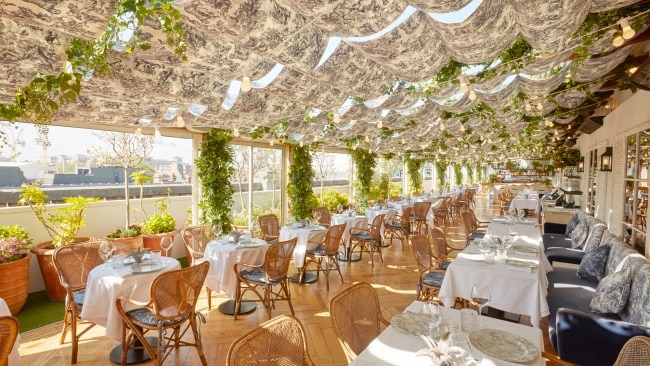 Dior's  takeover of Alto rooftop restaurant at Selfridges takes its inspiration from the French Riviera. 