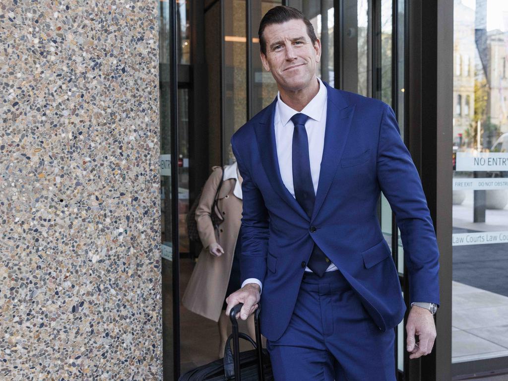 Ben Roberts-Smith, pictured outside the Federal Court in July last year, lost his marathon defamation case on Thursday. Picture: NCA NewsWire / David Swift