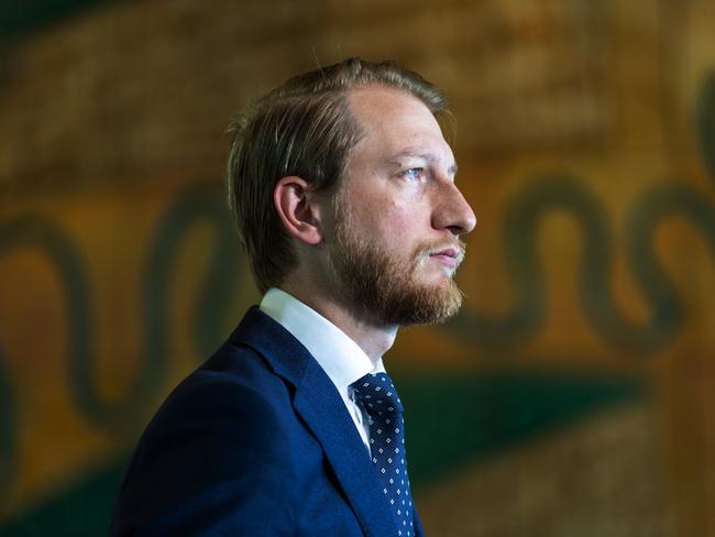 Liberal Senator James Paterson at Parliament House in Canberra. Picture: NCA NewsWire/Gary Ramage