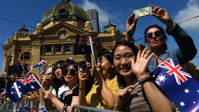 Jacinta Allan says it’s not her decision whether to bring back an Australia Day parade. Picture: James Ross