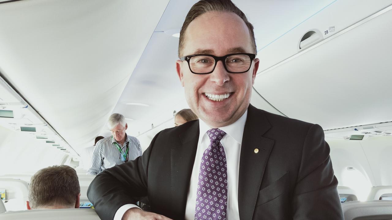 Alan Joyce will step down as Qantas chief in November. Picture: Steve Creedy