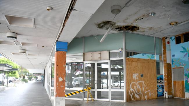 The entrance to the former Dimmeys Arcade in the Townsville CBD. Picture: Evan Morgan