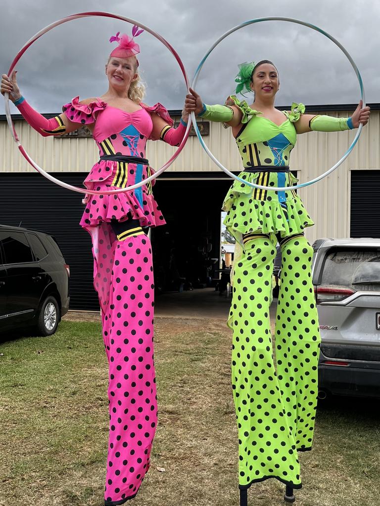 Cindy and Romina performing at the Kingaroy Show on Saturday, May 3 2025.