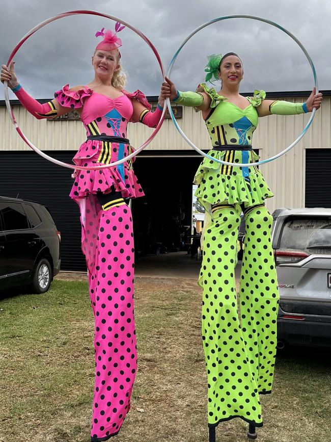 Cindy and Romina performing at the Kingaroy Show on Saturday, May 3 2025.