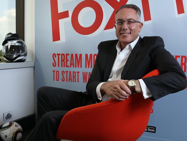 ++Media section Only++ 14/02/2019. Foxtel CEO Patrick Delaney photographed at their offices in North Ryde, Sydney. Britta Campion / The Australian