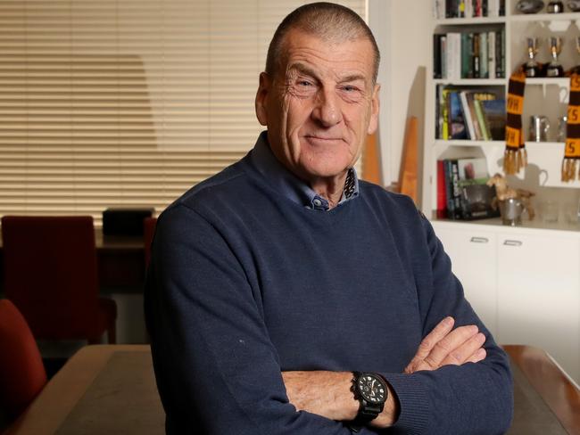 20/05/2020: Former Victorian Premier Jeff Kennett, speaks about ways to get the states going after the Covid-19 pandemic. Stuart McEvoy/The Australian.