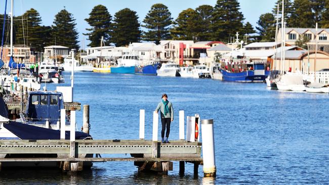 A family who travelled to Port Fairy has tested positive to coronavirus. Picture: Aaron Francis/The Australian