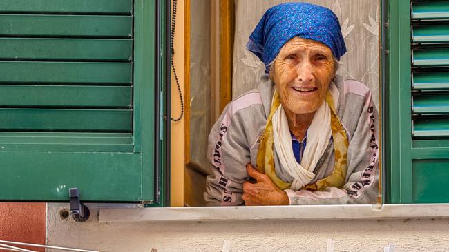 An elderly resident of Procida.