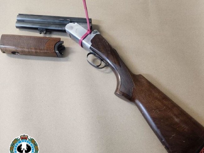 Loaded guns and other weapons were located at homes in Woodville South and Enfield. Picture: Supplied