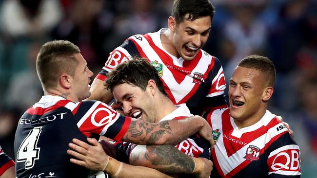 Roosters have emerged as the best-backed team to win the 2017 NRL premiership. Picture: Gregg Porteous