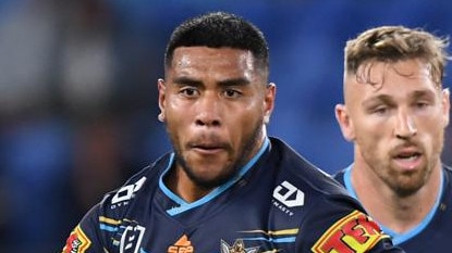 Moeaki Fotuaika 2020 NRL Round 09 - Gold Coast Titans v New Zealand Warriors, Cbus Super Stadium, 2020-07-10. Digital image by Scott Davis � NRL Photos