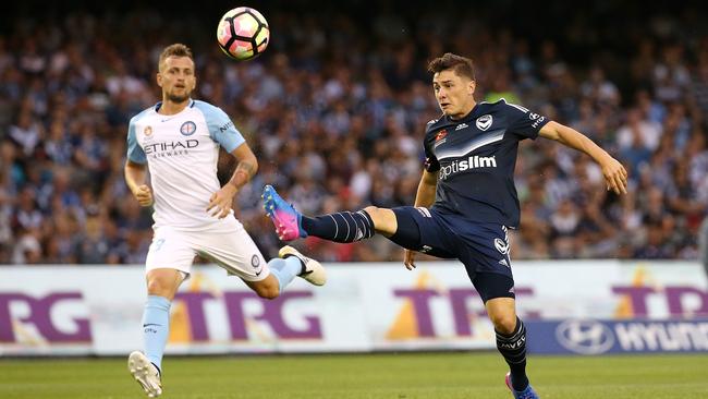 Victory's Marco Rojaswil carry a heavy burden in attack. Picture: George Salpigtidis