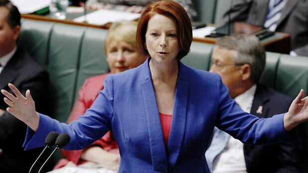 Former Prime Minister Julia Gillard delivers her powerful ‘Misogyny Speech’ in parliament.