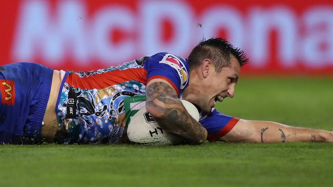 Pearce has scored five weeks in a row. Picture by Brett Costello.