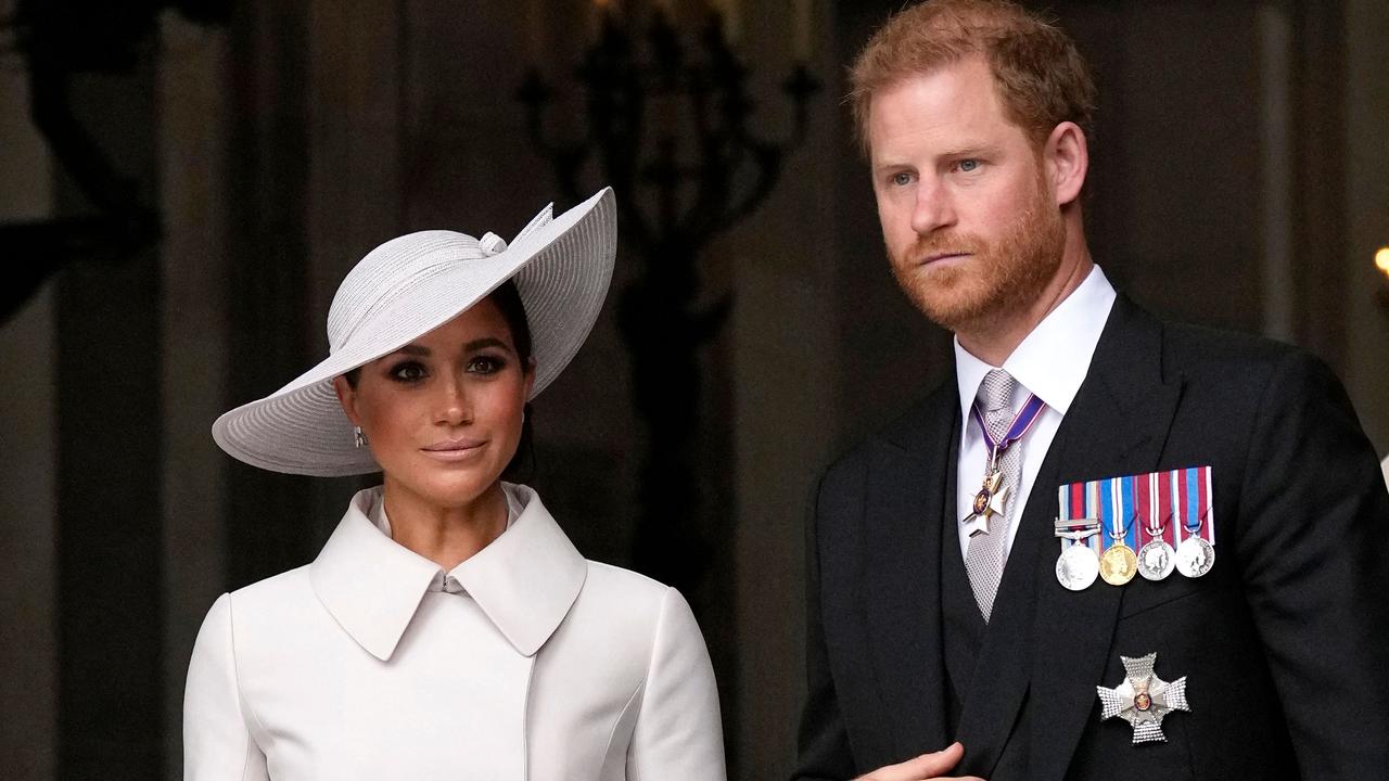 The speed of Meghan Markle and Prince Harry’s engagement reportedly caused “tension” between the royal brothers. Picture: AFP