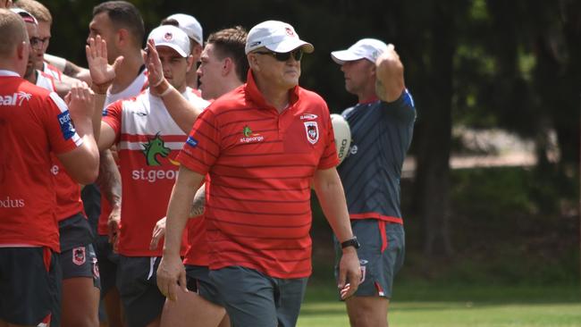 St George Illawarra Dragons coach Anthony Griffin at training. Picture: Dragons Media