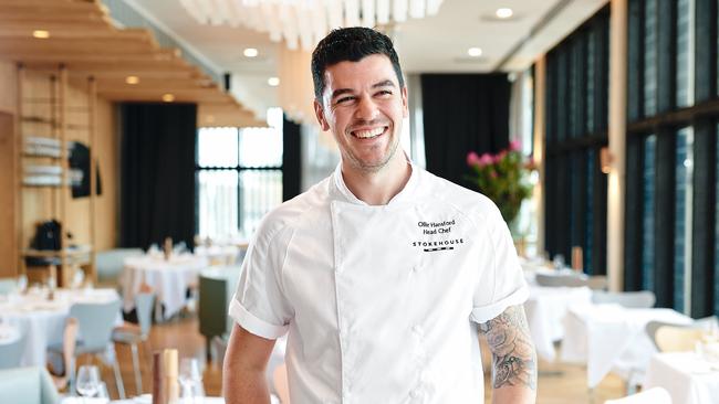 Stokehouse Q executive chef Ollie Hansford at the South Bank restaurant.