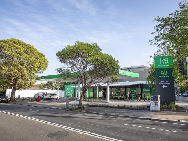 Woolworths launched its first-ever Direct to Boot drive-through store in Rose Bay. Picture: Dallas Kilponen/Woolworths